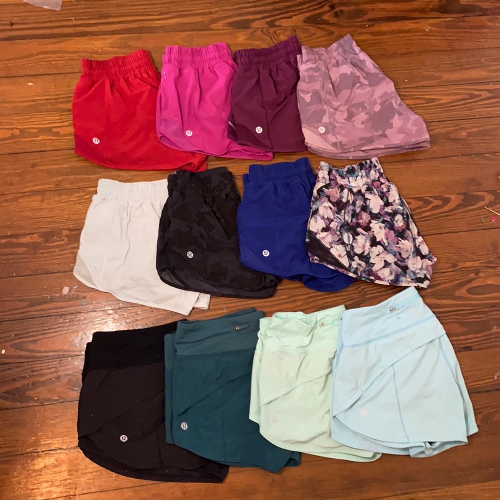 My lulu shorts collection